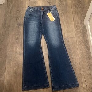 Dark Blue Flare Jeans